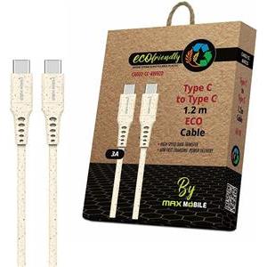 MAXMOBILE DATA KABEL TYPE C-TYPE C CA002 QC 3A 1,2m ECO