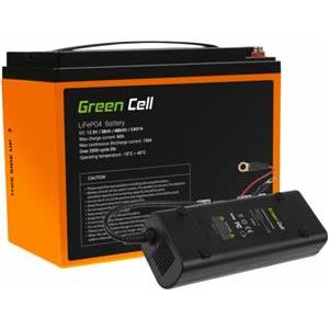 Green Cell® LiFePO4 battery 38Ah 12.8V 486Wh lithium iron phosphate battery with charger photovoltaic system mobile home CAV14