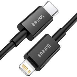 Kabel USB-C do Lightning Baseus Superior Series, 20W, PD, 1m (crna)