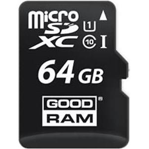 GOODRAM 64GB microSDXC class 10 UHS I + adapter