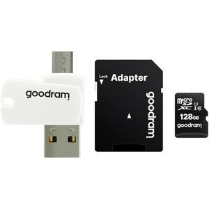 GOODRAM 128GB microSDXC class 10 UHS I + adapter + czytnik