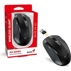 Genius NX-8008S, bežični miš, silent, crna