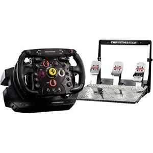 Thrustmaster Ferrari Wheel Integral T500, Includes the Ferrari F1 Racing Wheel and the T500 RS Racing Wheel base foot pedals, Precision, force feedback technology realistic rotation angle , Realistic