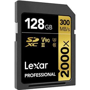 Lexar SDXC 128GB Professional 2000x UHS-II U3 ( 260/300 MB/s )