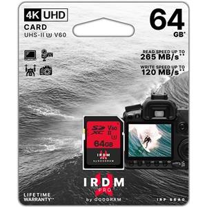 GOODRAM SDXC 64GB IRDM Pro UHS-II U3