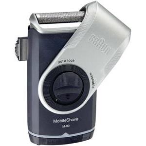 Braun MobileShave PocketGo M90 Blue, Silver