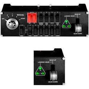 Logitech G Saitek Pro Flight Switch Panel Professionelle Simulations-Schalttafel