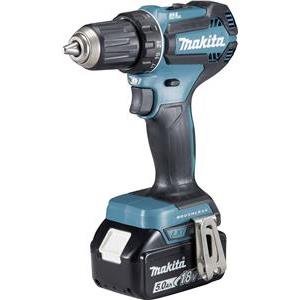Makita DDF485RTJ Akku-Bohrschrauber 18 V, 2x 5.0 Ah Akkus, LadegerĂ¤t, MAKPAC