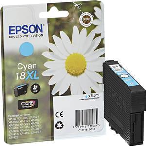 Epson 18XL - XL - cyan - original - ink cartridge