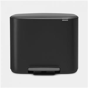 Brabantia pedal bin 3x11L black 121104