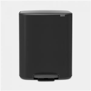 Brabantia pedal basket black 2X30L 211508