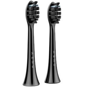 AENO Replacement toothbrush heads, Black, Dupont bristles, 2pcs in set (for ADB0004/ADB0006 and ADB0003/ADB0005)
