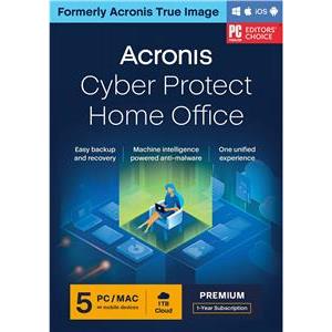 Acronis Cyber Protect Home Office Premium incl. 1 TB Acronis Cloud Storage - ESD - Subscription License - 1 year - 5 computers