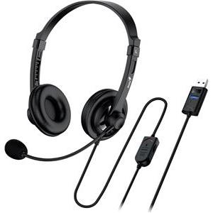 Genius HS-230U, slušalice s mikrofonom, USB