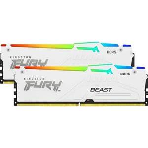 Kingston Fury Beast White RGB 32GB [2x16GB 5600MHz DDR5 CL40 DIMM]