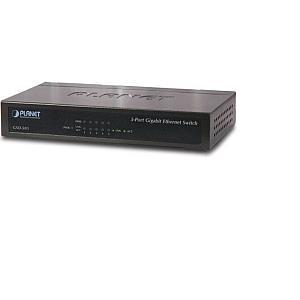 Planet GSD-503, 5-Port 10 100 1000Mbps Gigabit Ethernet Desktop Switch (Metal)