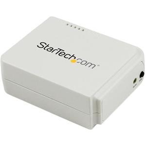 StarTech.com 1-Port Wireless N USB 2.0 Network Print Server - 10/100 Mbps Ethernet USB Printer Server Adapter - Windows 10 - 802.11 b/g/n (PM1115UW) - print server - USB 2.0 - 10/100 Ethernet x 1