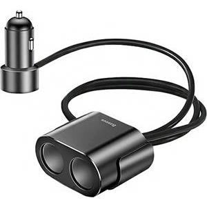 Baseus rozdzielacz zapalniczki 2x USB-A 0.60m
