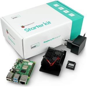 Set Raspberry Pi 4 B, 2GB, Starter Kit + kučište s dva ventilatora, JustPi
