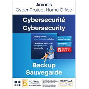 Acronis Cyber Protect Home Office Essentials - ESD - Subscription License - 1 year - 5 computers