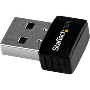 StarTech.com Wireless USB WiFi Adapter - Dual Band AC600 Wireless Dongle - 2.4GHz / 5GHz - 802.11ac Wi-Fi Laptop Adapter (USB433ACD1X1) - network adapter - USB 2.0