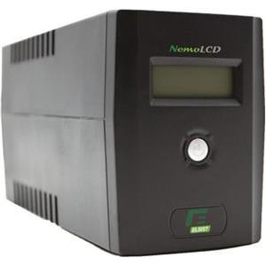 Elsist UPS NemoLCD 120 1200VA/480W, Line-Interactive, USB, RJ11/RJ45, 2×Schuko, 1×9Ah, 10min. autonomija