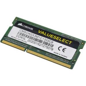 CORSAIR Value Select - DDR3L - 4 GB - SO-DIMM 204-pin, CMSO4GX3M1C1333C9