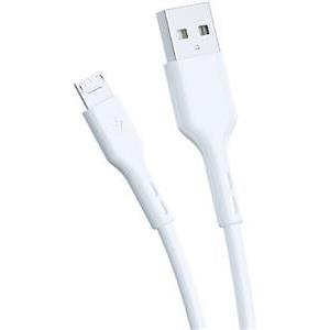 MS CABLE 2.4A fast charging USB-A 2.0-> microUSB, 2m, bijeli