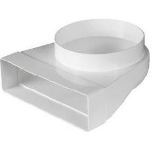 Adapter Awenta ravni-okrugli KP204-23/125 90°/60x204/125mm