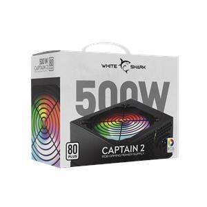 WHITE SHARK RGB napajanje 500W 80PLUS GPSU-W500F CAPTAIN-2