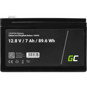 Green Cell LiFePO4 12V 12.8V 7Ah