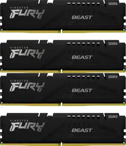Kingston Fury Beast Black XMP 64GB DDR5 5600, CL40, (4x16GB), KF556C40BBK4-64