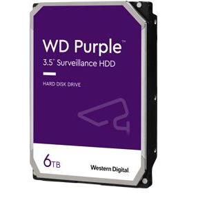 6 TB HDD 8,9cm (3.5 ) WD-Purple WD64PURZ SATA3 256MB