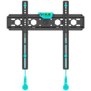 ONKRON Fixed TV Wall Mount for 32 to 65-inch Flat Panel TVs Digital Panels 56,8 kg, Black