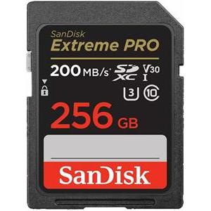 SanDisk SDXC 256GB Extreme Pro 200/140 MB/s V30 UHS-I U3