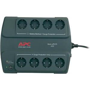 UPS APC Back-UPS ES BE400-GR, 400VA/240W, Standby, Schuko