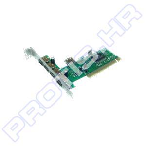 Adapter PCI=>USB Asonic USB2.0 kont, 4ext, 1inter port, bulk
