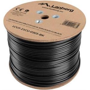 U/UTP kabel Cat.5e 4x2xAWG24/1 solid Cu, PE outdoor, crni, pak. 305m cijena po metru- mogucnost kupnje samo cijelog koluta 305m