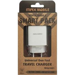 SMART PACK KUĆNI ADAPTER TR-361001 3.1A PD Type C 20W+USB 18W