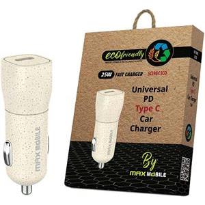 MAXMOBILE AUTO ADAPTER PD FAST CHARGE TYPE C, SC-198 25W ECO