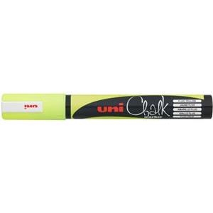 Marker Uni pwe-5m kreda fl. žuti