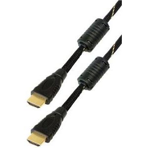 Transmedia C 202 ZNL, HDMI-cable, HDMI-plug 19 pin - HDMI-plug 19 pin, 2,0 m, gold plated, jacket with nylon braiding