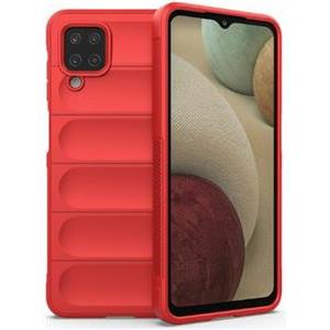 MM TPU SAM GALAXY A12 HARD PROTECTION WAVES red