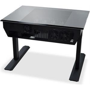 Desk case Lian Li DK-04F, Sit-Stand, Swithcable Glass, RGB, black