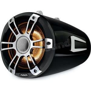 Fusion SG-FLT882SPC, 8.8'' Sports Grey Chrome Tower Spk,LED,Fusion