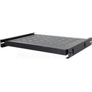 Lanberg Pull-out shelf for 19'' 600mm 1U cabinets, black