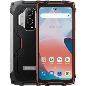 Blackview smart rugged phone BV9300 12GB+256GB with built-in flashlight 100lm, orange.