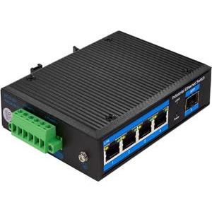 Gigabit Ethernet Switch, 4-Port 1000 Mbps + 1 port SFP