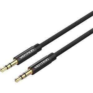 Vention Fabric Braided 3.5mm Male to Male Audio Cable 1m, Black