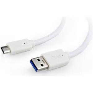 Gembird USB 3.0 AM to Type-C cable (AM CM), 1,8m, white